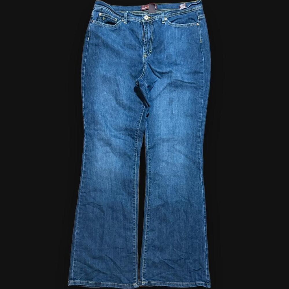 Jones-new-york Women's Blue and Navy Jeans